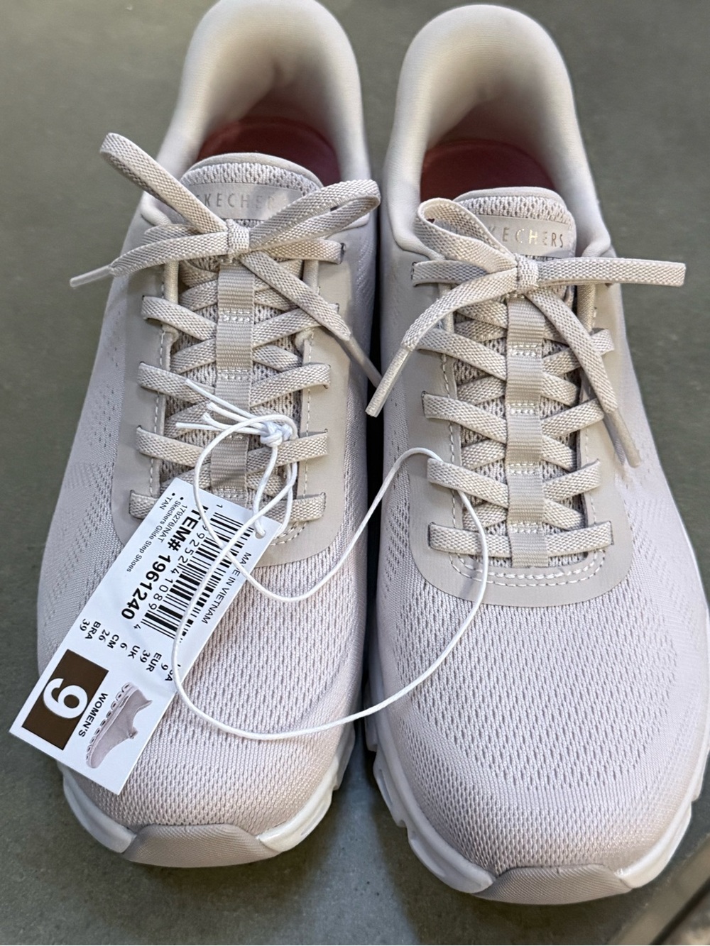 Skechers Swift Fit Women's Lace-Up Sneakers in Light Tan